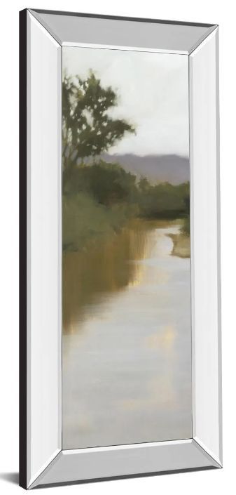 Classy Art River Journey III by Megan Lightell Mirror Framed Wall Art-1