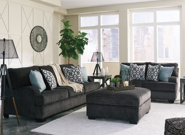 Benchcraft® Charenton 2-Piece Charcoal Living Room Set-3