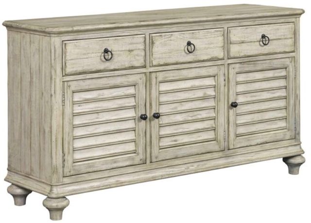 Kincaid® Weatherford Cornsilk Hastings Open Hutch and Buffet-2