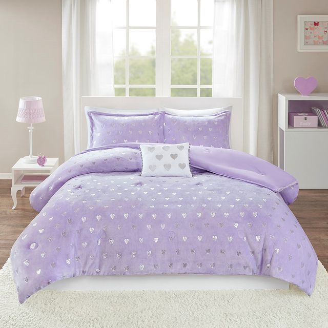 Olliix by Mi Zone Riley Purple Twin/Twin XL Comforter Set-0