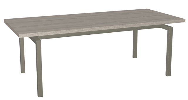 Amisco Customizable Zoom Extendable Table with 1" Thermo Fused Laminate Top and 2 Leaves-1