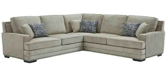 Milton Greens Stars 2-Piece Taupe L-Shape Sectional-0