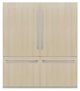 ZLINE 72 in. 39.6 Cu. Ft. Panel Ready Built In French Door Refrigerator -0