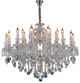 Michael Amini® Chambord Chrome/Clear 25-Light Chandelier-0
