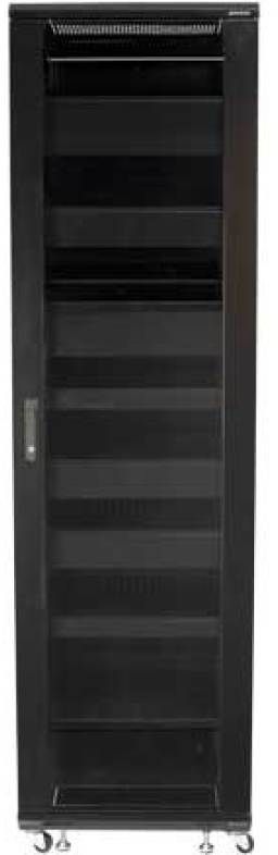 Sanus® Component Series Black 44U Component Rack-1