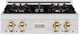 ZLINE DuoPro™ Classic 30" Satin Stainless Steel and Polished Gold Accents Gas Rangetop with 4 Burner Cooktop-0
