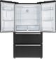 FORNO® Espresso Moena 36" 19.2 Cu. Ft. Black French Door Refrigerator-2