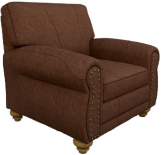 Best® Home Furnishings Customizable Leather Club Chair with Honey Birch Legs -0
