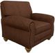 Best® Home Furnishings Customizable Leather Club Chair with Honey Birch Legs -0