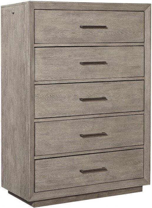 aspenhome® Platinum Gray Linen Chest-0