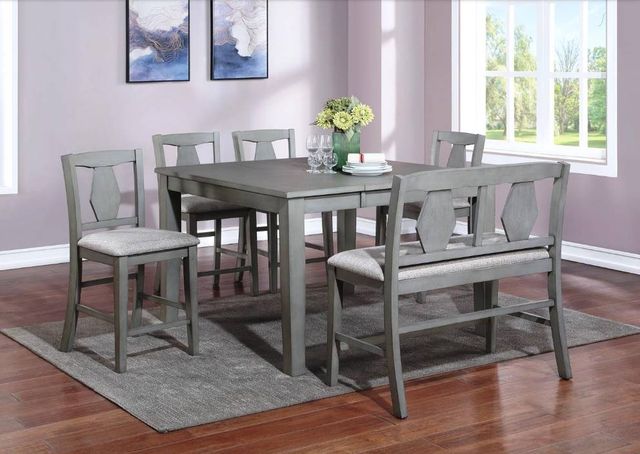 Urban Styles Furniture Napa Light Gray Counter Dining Chair-1