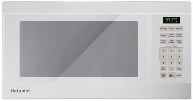 Hotpoint® 0.7 Cu. Ft. White Countertop Microwave-0