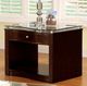 Furniture of America® Pierce Brown Cherry End Table -0