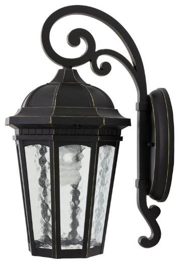 YHD Minarets Lake Weathered Oil Rubbed Bronze 1-Light Exterior Wall Lighting-1