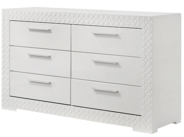 Coaster® Ives White High Gloss Dresser-2