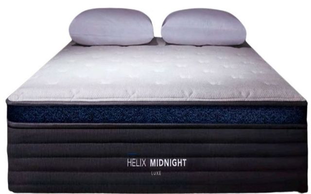 Helix Sleep Luxe Midnight Hybrid Medium Pillow Top King Mattress in a Box