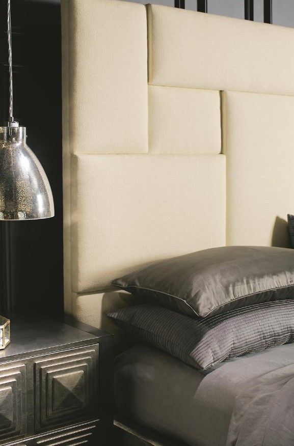 Bernhardt Mosaic Dark Taupe Upholstered Bed-2