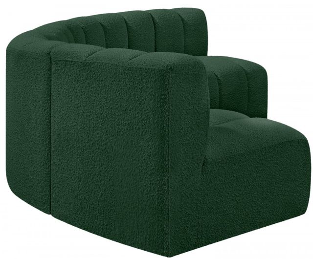 Meridian Furniture Arc 5-Piece Green Sectional-2