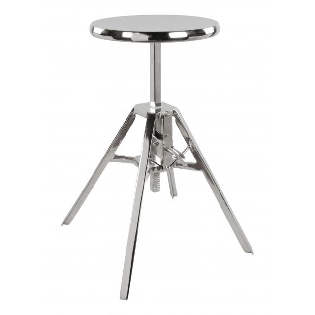 Zuo® Modern Mercy Nickel Adjustable Stool-0