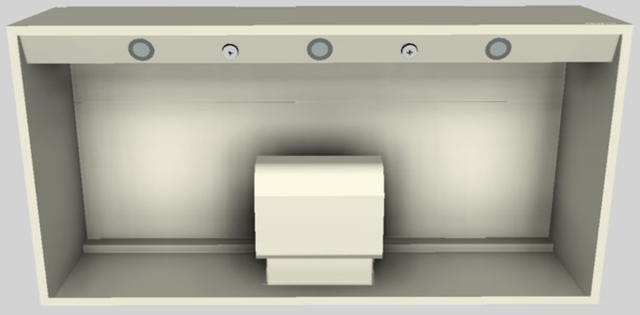 Vent-A-Hood® 48" Biscuit Wall Mounted Range Hood-3