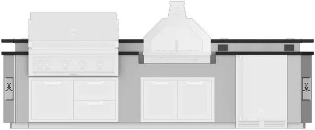 Hestan® GE Series 12' Stainless Steel Outdoor Living Suite-0