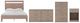 Signature Design by Ashley® Flannia 4-Piece Gray Full Platform Bed Set-0