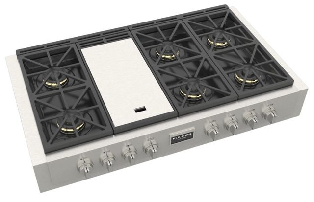 Fulgor® Milano Sofia 48" Stainless Steel Pro Gas Rangetop-1