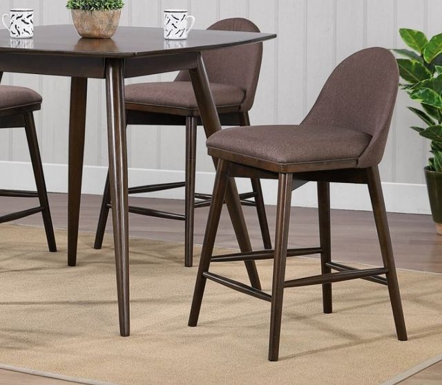 Winners Only® Santana Brown Upholstered Bar Stool-2