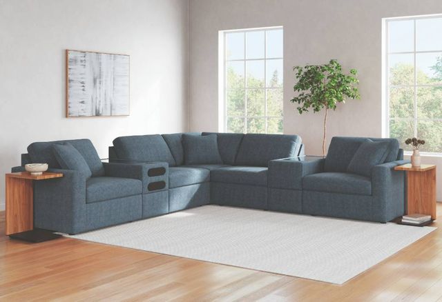 Signature Design by Ashley® Modmax 7-Piece Ink Balanced Sectional with Audio and Storage Consoles-3