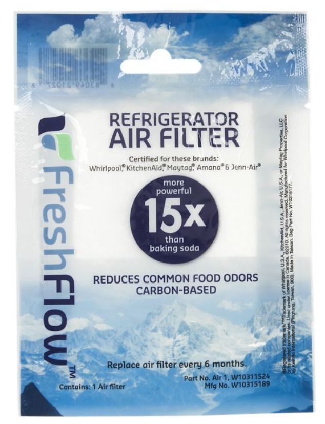 Whirlpool FreshFlow™ Refrigerator Air Filter AIR1-W10311524-2