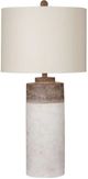 Bassett Mirror Lamar Biege/White Table Lamp-0