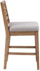Olliix by INK+IVY Light Grey Crackle Bar Stool-2