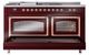 Ilve® Nostalgie II Noblesse 60'' Burgundy Pro Style Dual Fuel Range with Copper Trim-3