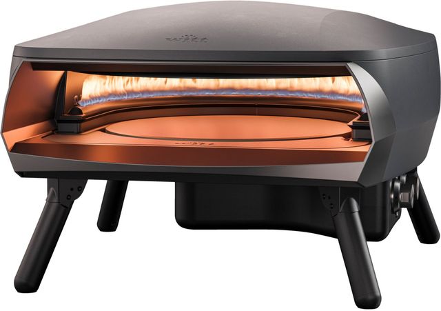 Witt ETNA Rotante 16'' Matte Graphite Rotating Pizza Oven-0