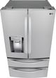 LG 36" 27.8 Cu. Ft. Printproof™ Stainless Steel French Door Refrigerator-3
