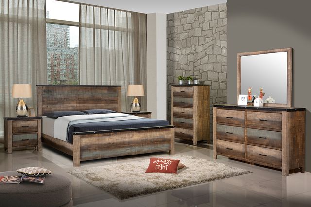 Coaster® Sembene 5 Piece Multi-Color King Bedroom Set-0