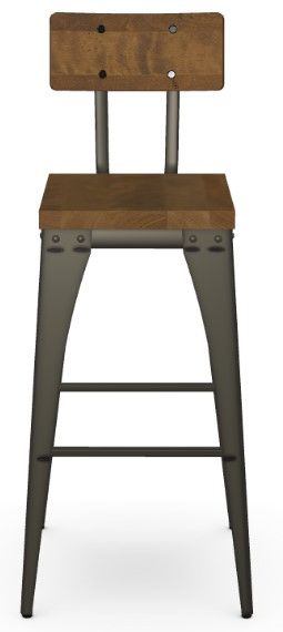 Amisco Customizable Upright Bar Stool-1