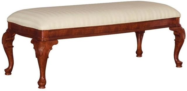 American Drew® Cherry Grove Beige/Cherry Bed Bench-0
