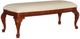 American Drew® Cherry Grove Beige/Cherry Bed Bench-0