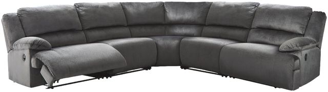 Signature Design by Ashley® Clonmel 5-Piece Charcoal Power Reclining Sectional-0