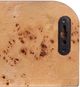 A & B Home Natural Brown Burl Wood Floating Wall Shelf-3