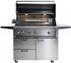 LYNX® Professional 42" 3-Burner Stainless Steel Freestanding Natural Gas Grill with 1 Trident Infrared Burner, 2 Ceramic Burners and Rotisserie-1