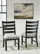 Signature Design by Ashley® Ridgester 7-Piece Beige/Black/Light Brown Dining Set-5