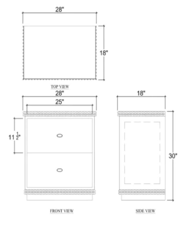 Bramble Customizable Maeve Bedside Table-2