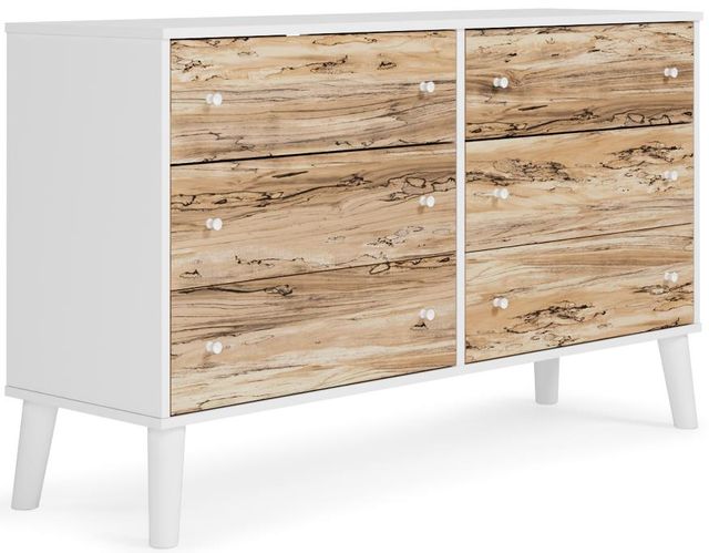 Signature Design by Ashley® Piperton 3-Piece Two-Tone Brown/White Full Panel Headboard Bed Set-2