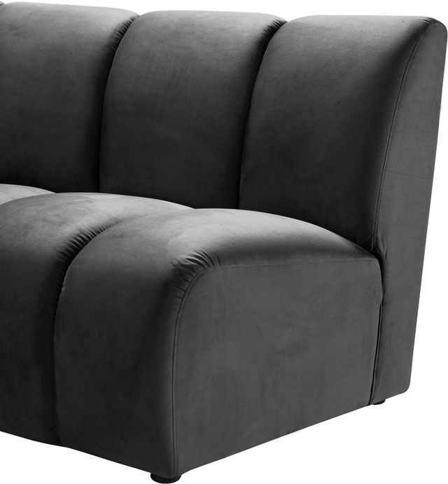 Meridian Furniture Infinity Grey Velvet Modular Chair-3