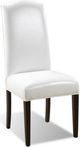 Campio Furniture Legacy Leather Black/White Dining Chair-0