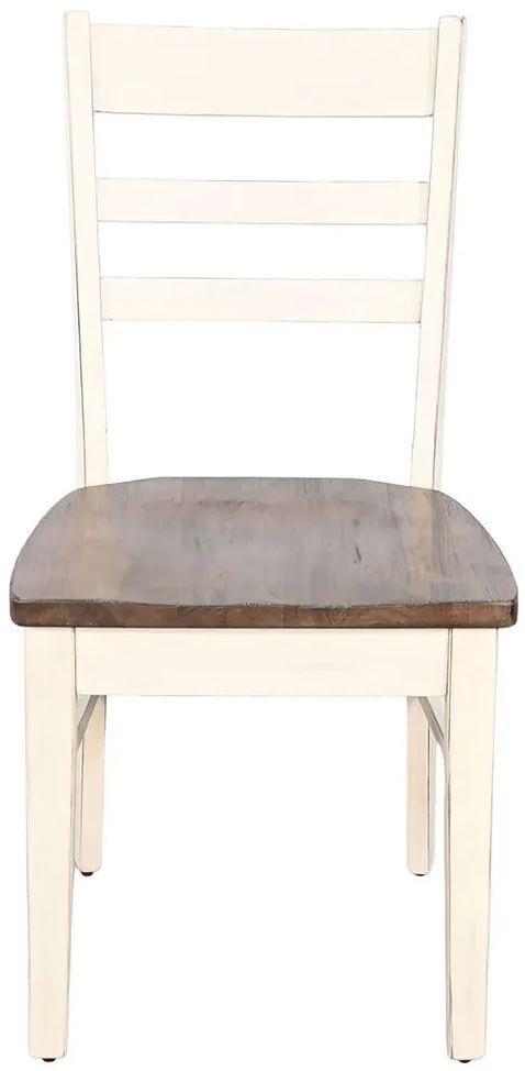 Sunny Designs™ Pasadena Buckskin/Marble White Ladderback Chair-1