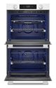KitchenAid® 30" White Smart Double Electric Wall Oven with Assisted Cook Cycles-2