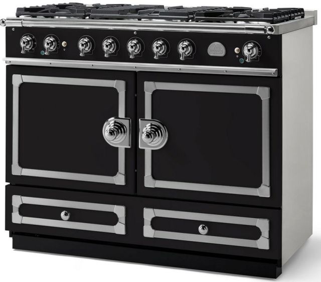 La Cornue CornuFe 110 43" Matte Black Pro Style Dual Fuel Range-1